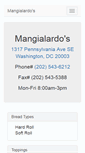 Mobile Screenshot of mangialardos.com